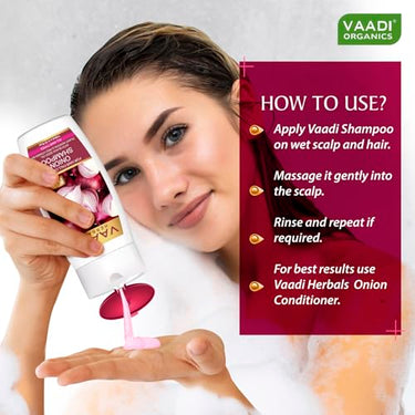 Vaadi Herbals Onion Shampoo for Hair Fall Control (110 ml)